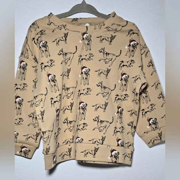 Kate Quinn - 2T - "Santa Mutt's Jogger Set" - Organic Cotton - Picture 2 of 4